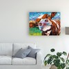 Trademark Fine Art Carolee Vitaletti 'Curious Cow I' Canvas Art, 24x32 WAG11253-C2432GG